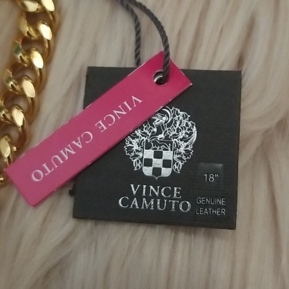 Vince Camuto Zebra Gold Chain Statement Necklace - Picture 4 of 11